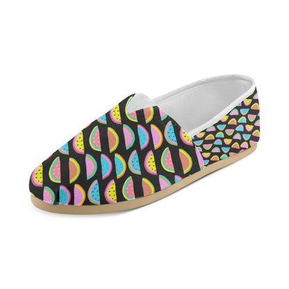 Watermelon Pattern Print Design WM08 Women Casual Shoes-JorJune.com