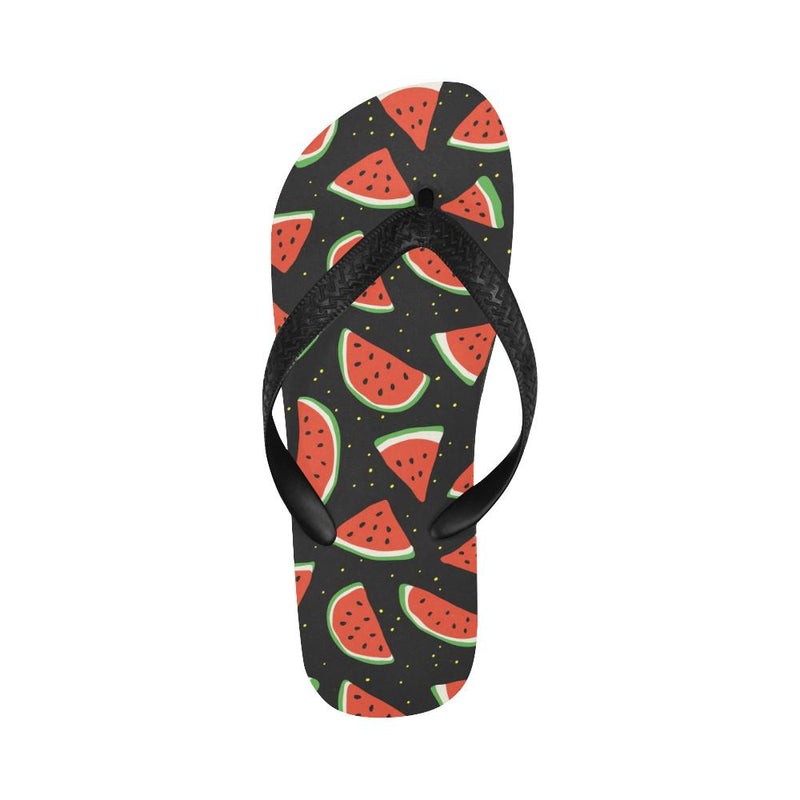 Watermelon Pattern Print Design WM09 Flip Flops-JorJune