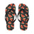 Watermelon Pattern Print Design WM09 Flip Flops-JorJune