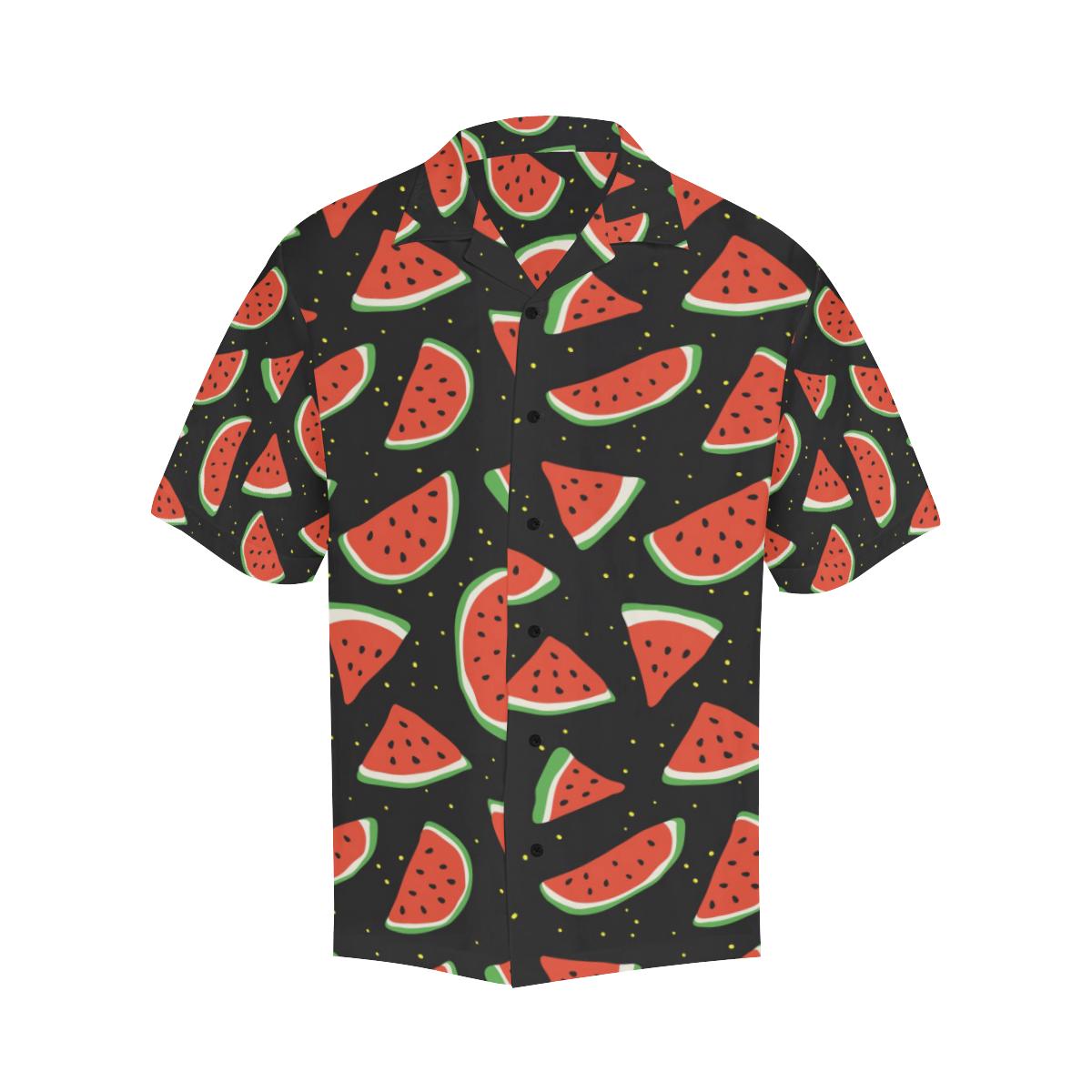 Watermelon Pattern Print Design WM09 Men Hawaiian Shirt-JorJune