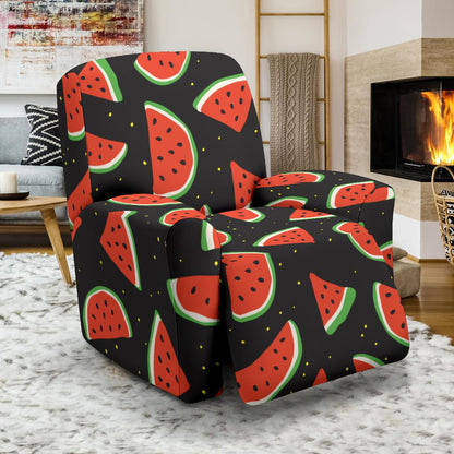 Watermelon Pattern Print Design WM09 Recliner Slipcover-JORJUNE.COM