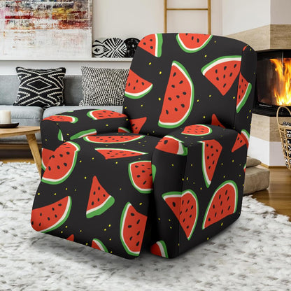 Watermelon Pattern Print Design WM09 Recliner Slipcover-JORJUNE.COM