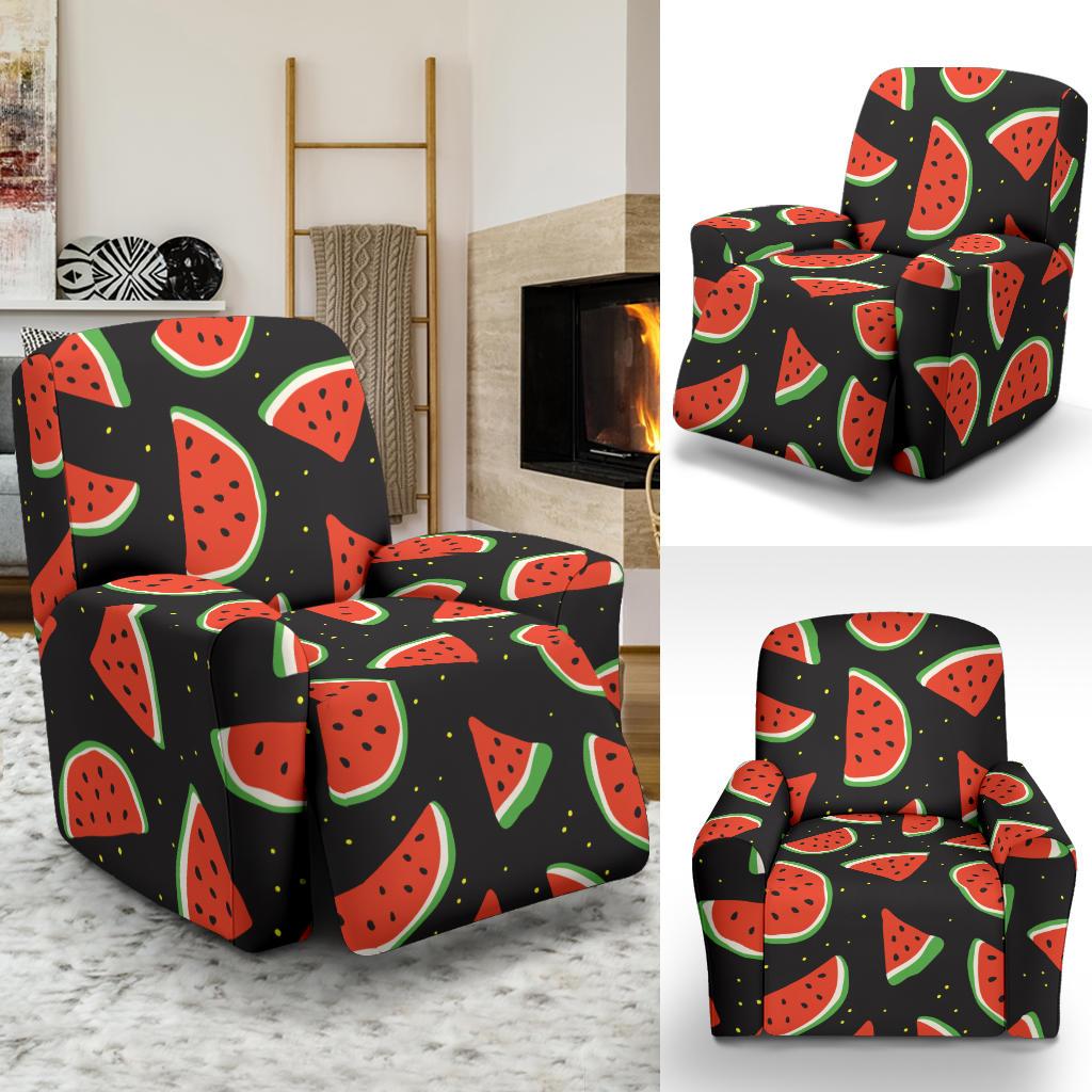 Watermelon Pattern Print Design WM09 Recliner Slipcover-JORJUNE.COM