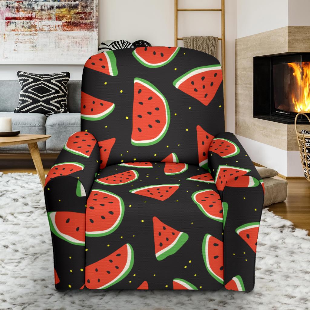 Watermelon Pattern Print Design WM09 Recliner Slipcover-JORJUNE.COM