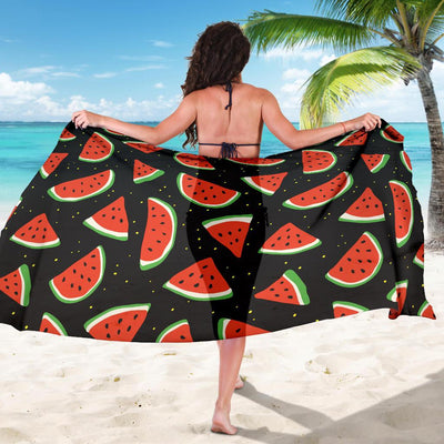 Watermelon Pattern Print Design WM09 Sarong Pareo Wrap-JORJUNE.COM