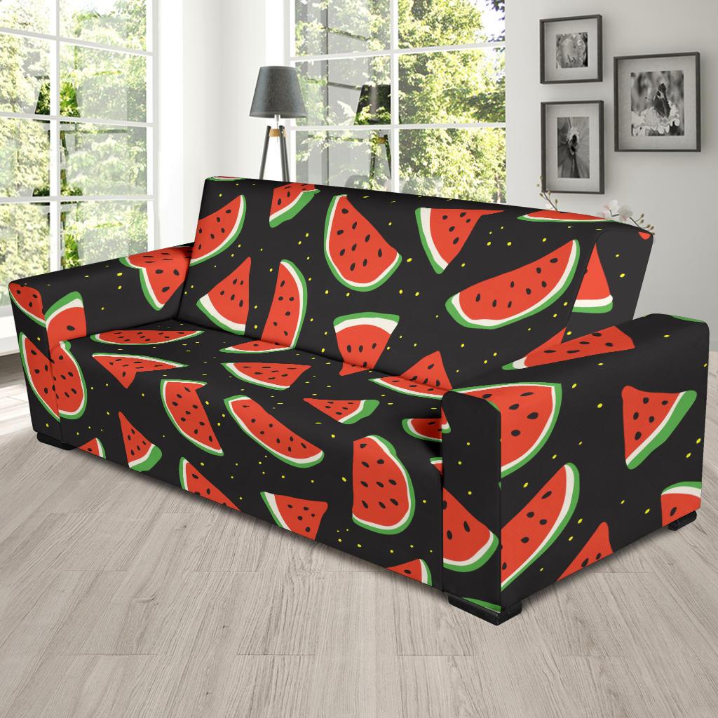Watermelon Pattern Print Design WM09 Sofa Slipcover-JORJUNE.COM