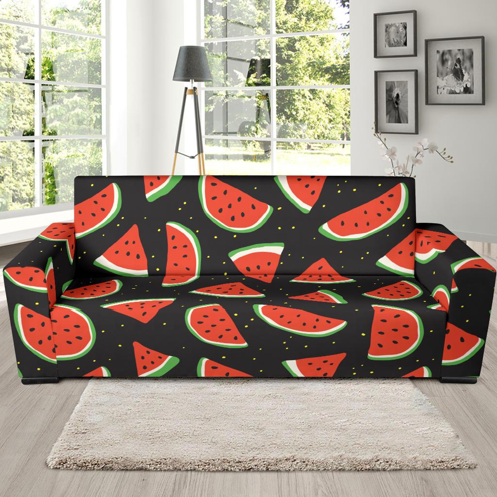 Watermelon Pattern Print Design WM09 Sofa Slipcover-JORJUNE.COM