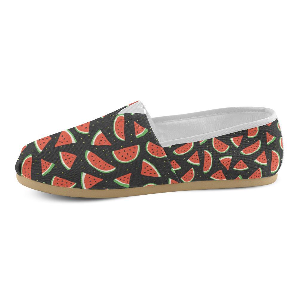 Watermelon Pattern Print Design WM09 Women Casual Shoes-JorJune.com