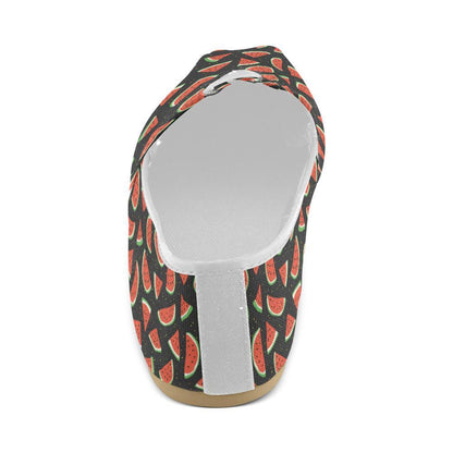 Watermelon Pattern Print Design WM09 Women Casual Shoes-JorJune.com
