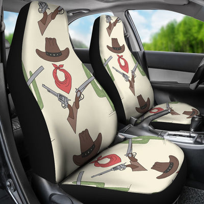 Western Cowboy Print Universal Fit Car Seat Covers