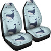 Whale Cute Design Themed Print Universal Fit Car Seat Covers-JorJune