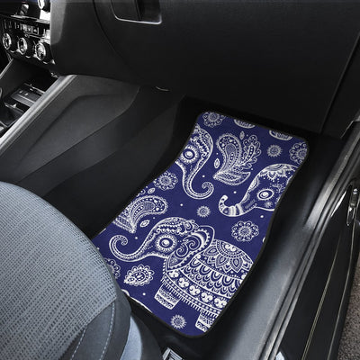 White Elephant Mandala Car Floor Mats