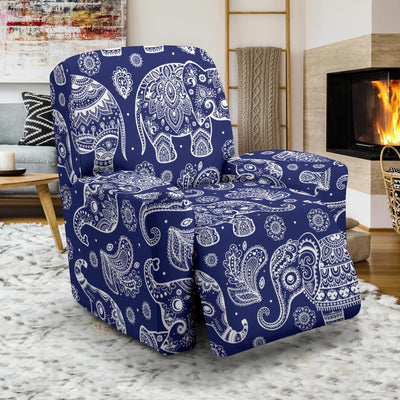 White Elephant Mandala Recliner Slipcover-JORJUNE.COM