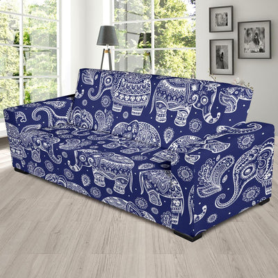 White Elephant Mandala Sofa Slipcover-JORJUNE.COM