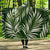 White Green Tropical Palm Leaves Hooded Blanket-JORJUNE.COM