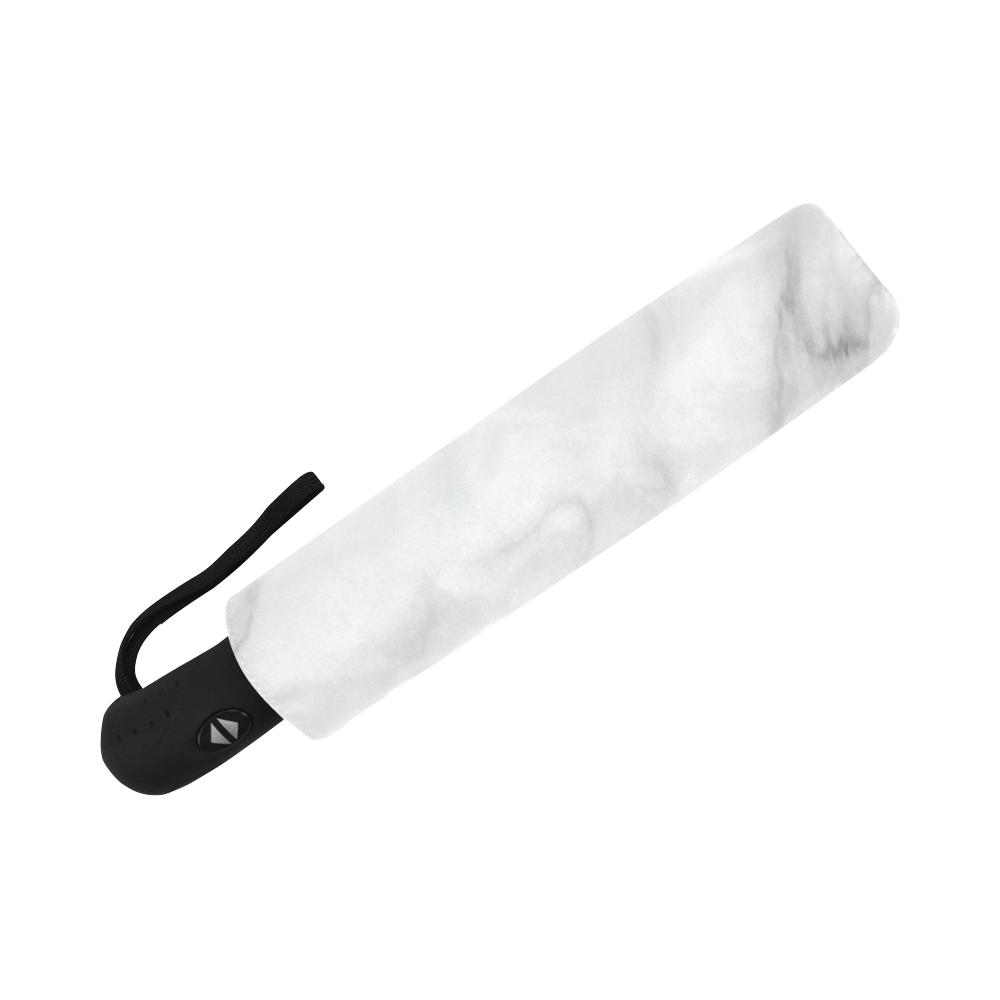 White Marble Automatic Foldable Umbrella