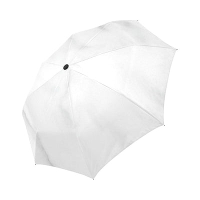 White Marble Automatic Foldable Umbrella