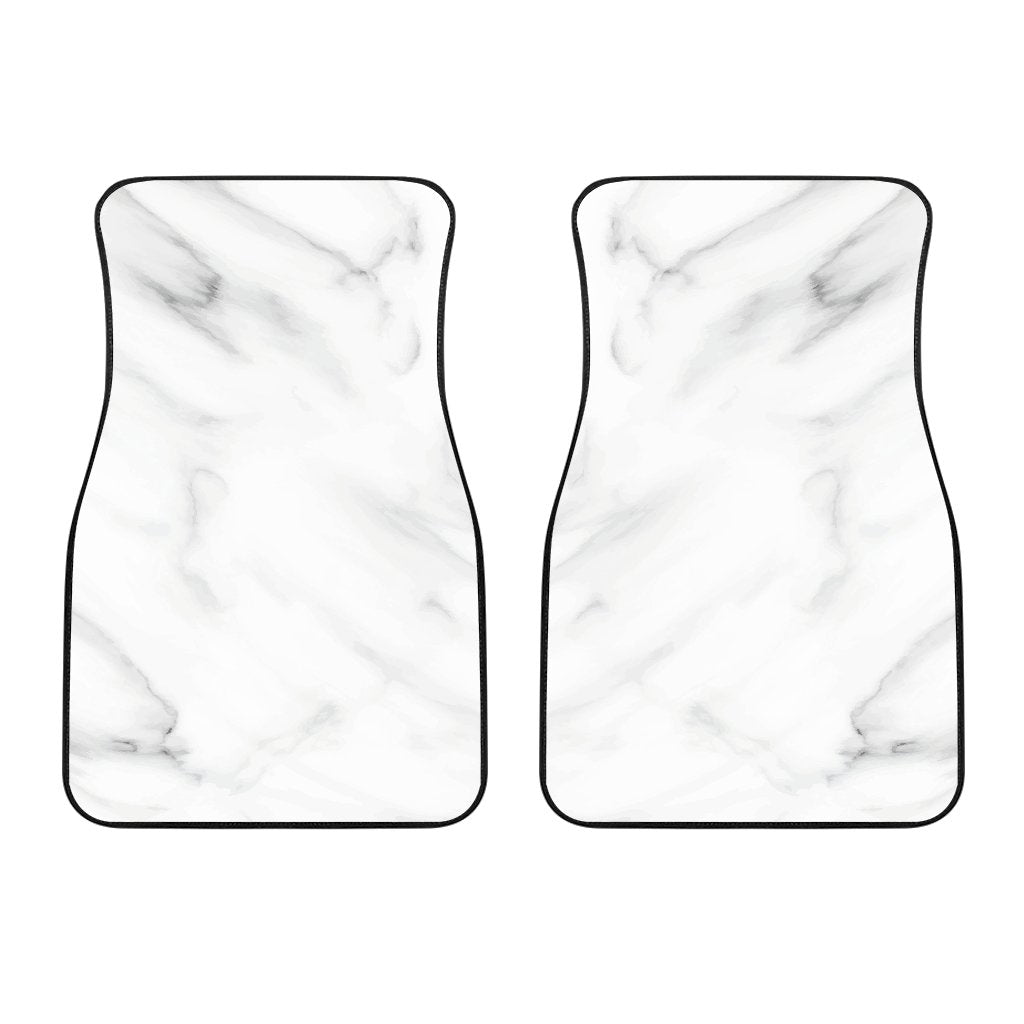 White Marble Car Floor Mats
