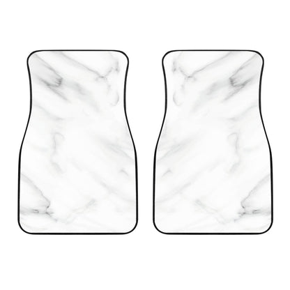 White Marble Car Floor Mats