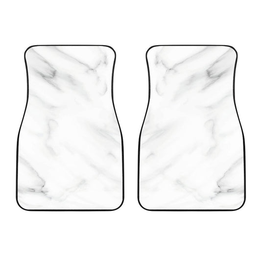 White Marble Car Floor Mats