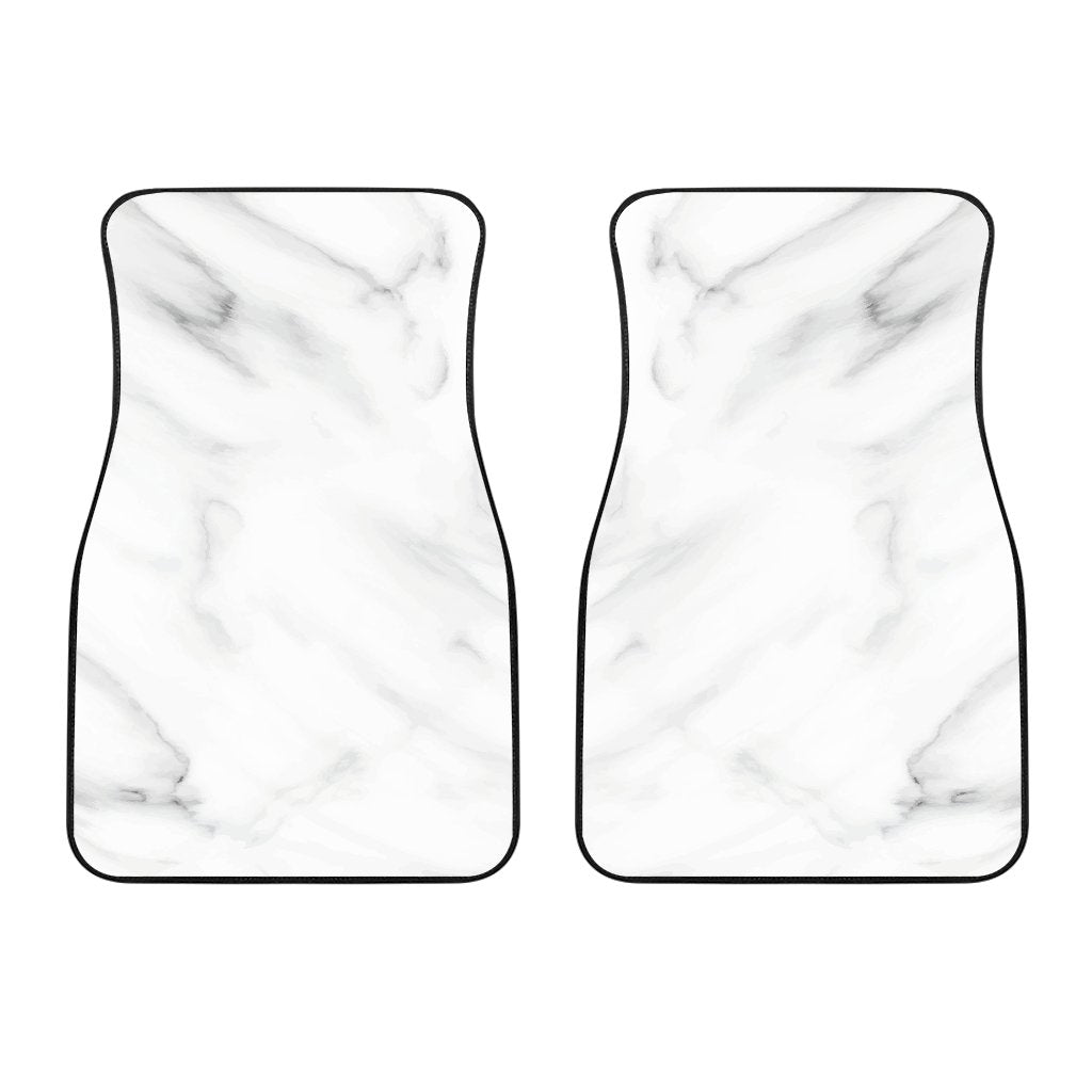 White Marble Car Floor Mats