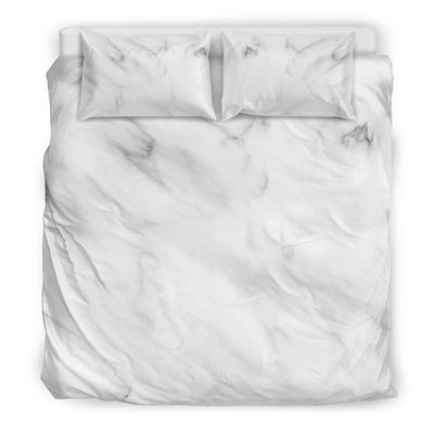 White Marble Duvet Cover Bedding Set