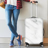 White Marble Luggage Cover Protector