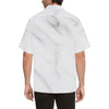 White Marble Men Hawaiian Shirt