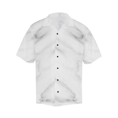 White Marble Men Hawaiian Shirt