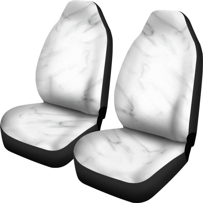 White Marble Universal Fit Car Seat Covers