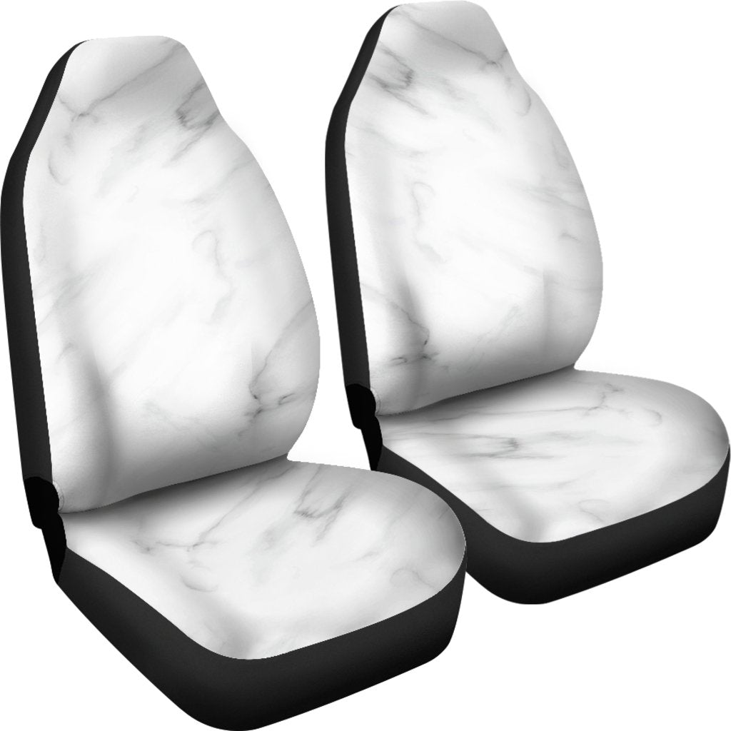 White Marble Universal Fit Car Seat Covers