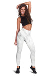 White Marble Women Leggings