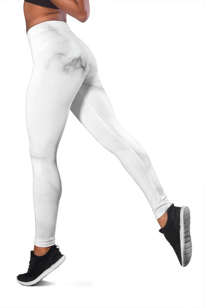 White Marble Women Leggings