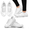 White Marble Women Sneakers