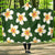 White Plumeria Pattern Print Design PM020 Hooded Blanket-JORJUNE.COM