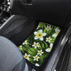 White Plumeria Pattern Print Design PM06 Car Floor Mats-JORJUNE.COM