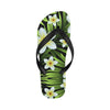 White Plumeria Pattern Print Design PM06 Flip Flops-JorJune