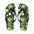 White Plumeria Pattern Print Design PM06 Flip Flops-JorJune