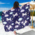 White Unicorn Star Beach Sarong Pareo Wrap