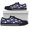 White Unicorn Star Women Low Top Canvas Shoes