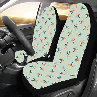 Windmill Pattern Print Design 02 Car Seat Covers (Set of 2)-JORJUNE.COM