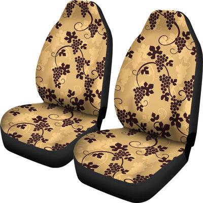 Wine Grape Design Print Universal Fit Car Seat Covers