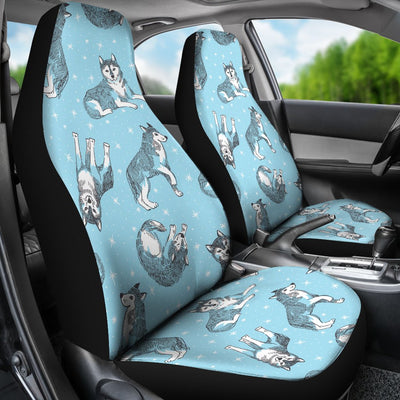 Wolf Design Print Pattern Universal Fit Car Seat Covers