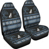 Wolf Tree of Life Knit Design Print Universal Fit Car Seat Covers