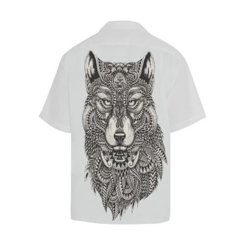 Wolf Tribal Men Hawaiian Shirt