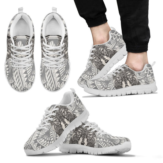 Wolf Tribal Men Sneakers