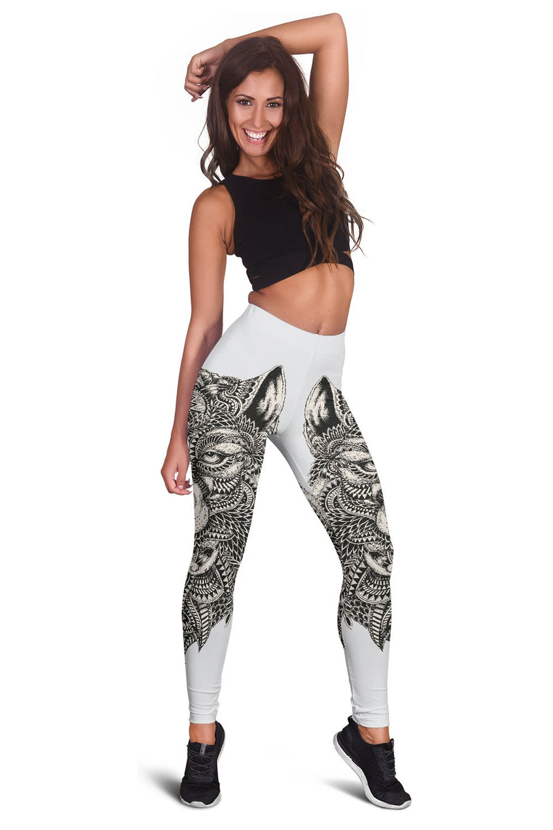 Wolf Tribal Women Leggings