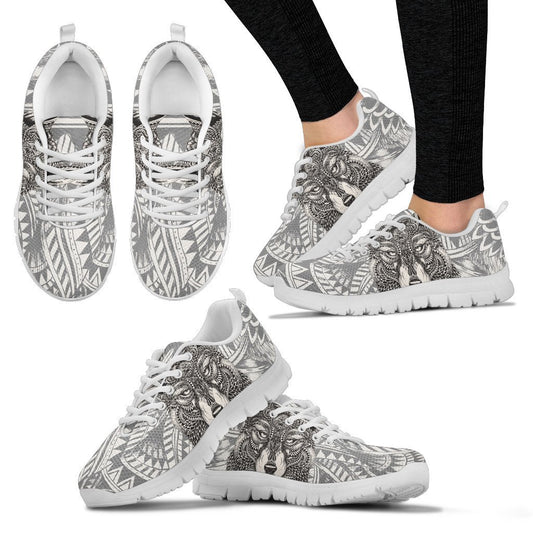 Wolf Tribal Women Sneakers