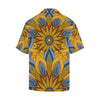 Yellow Mandala Hindu Men Hawaiian Shirt