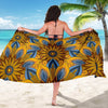 Yellow Mandala Hindu Beach Sarong Pareo Wrap